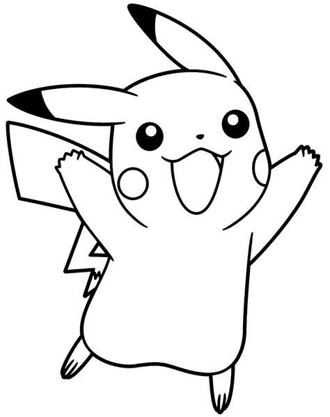 pikachu para colorir|62 desenhos para colorir de Pikachu